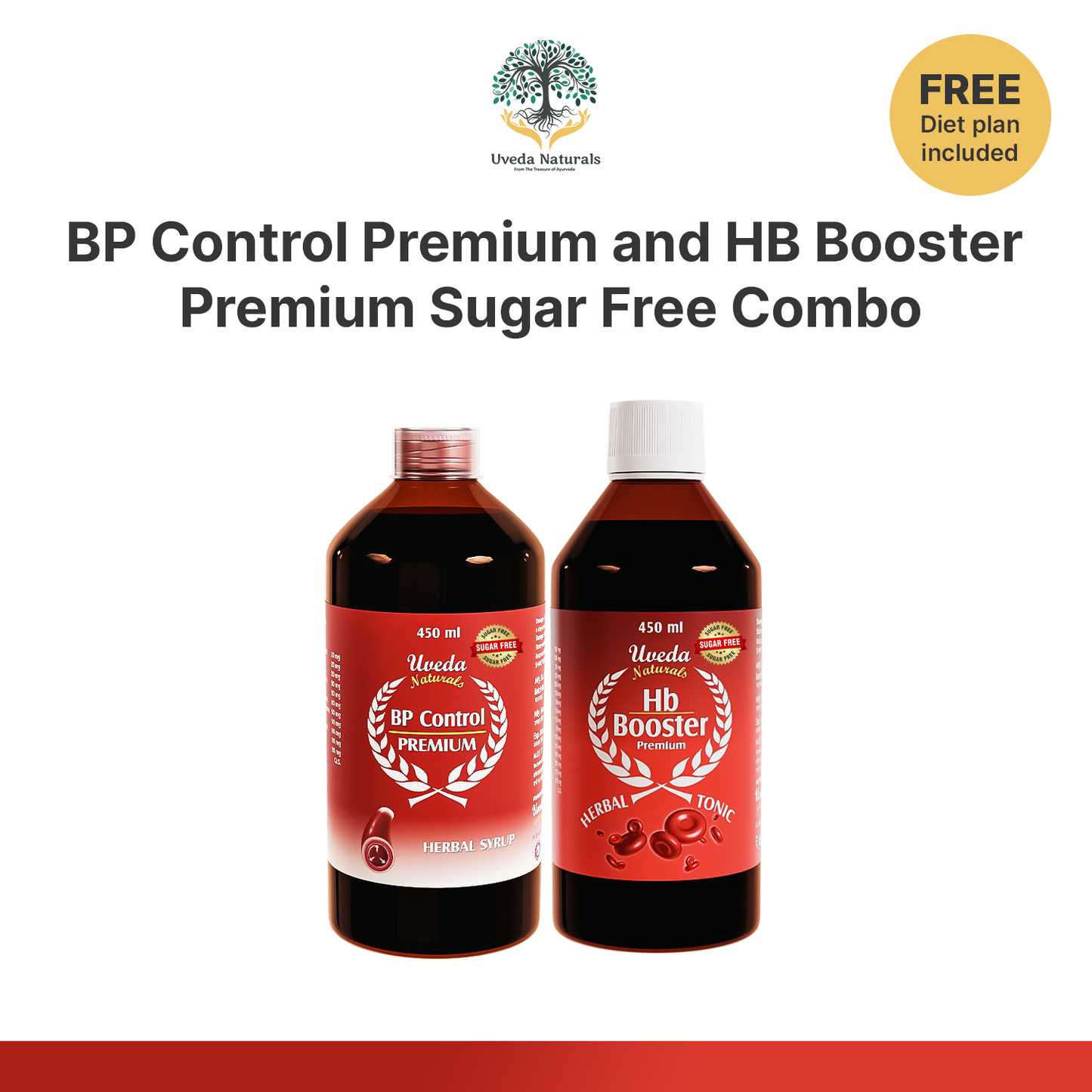 BP Control Premium, and HB Booster Premium Sugar-Free Combo