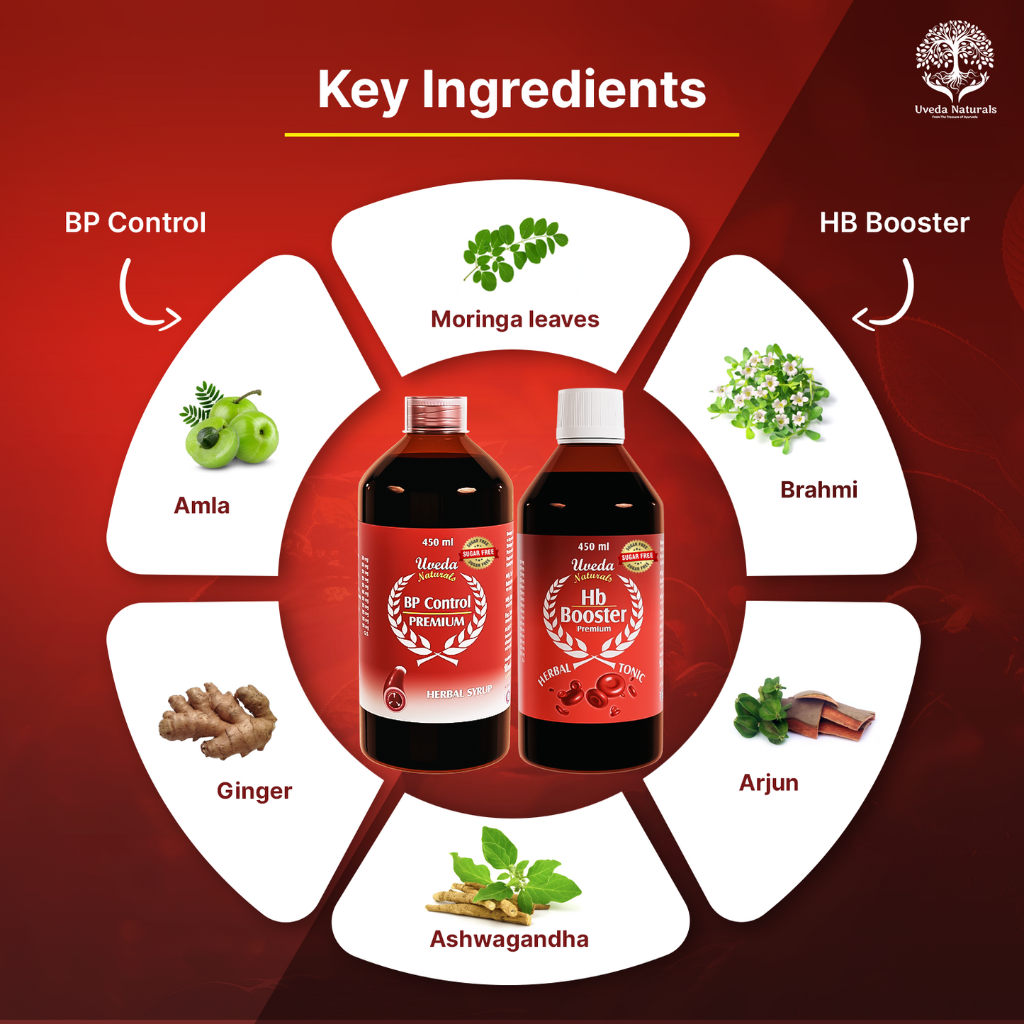 BP Control Premium, and HB Booster Premium Sugar-Free Combo