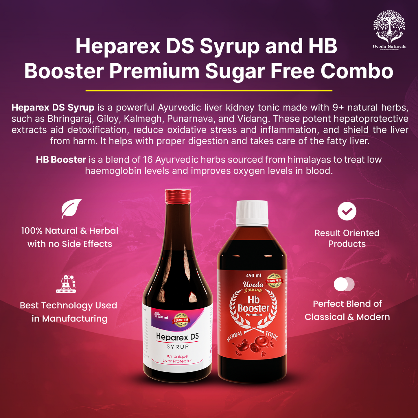 HB Booster and Heparex DS Sugar Free Combo