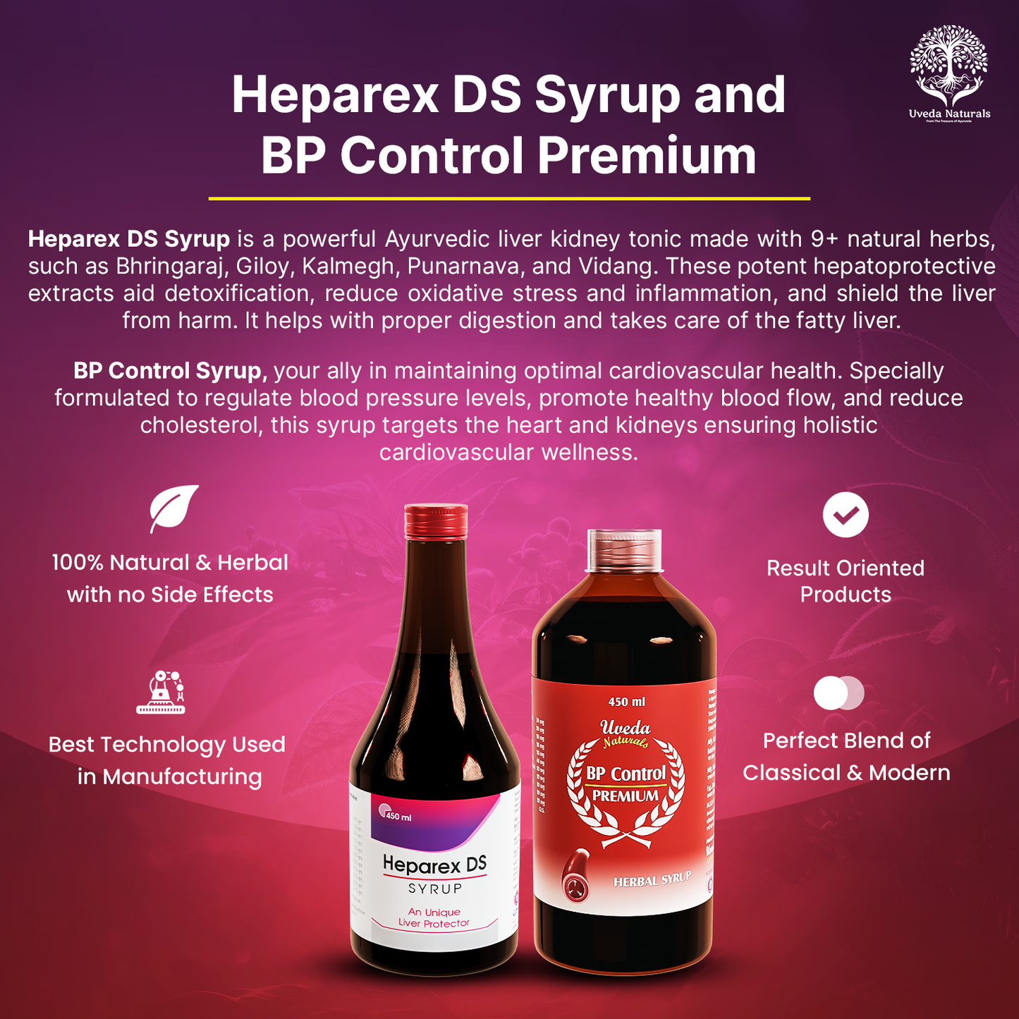 Heparex DS and BP Control Premium Combo