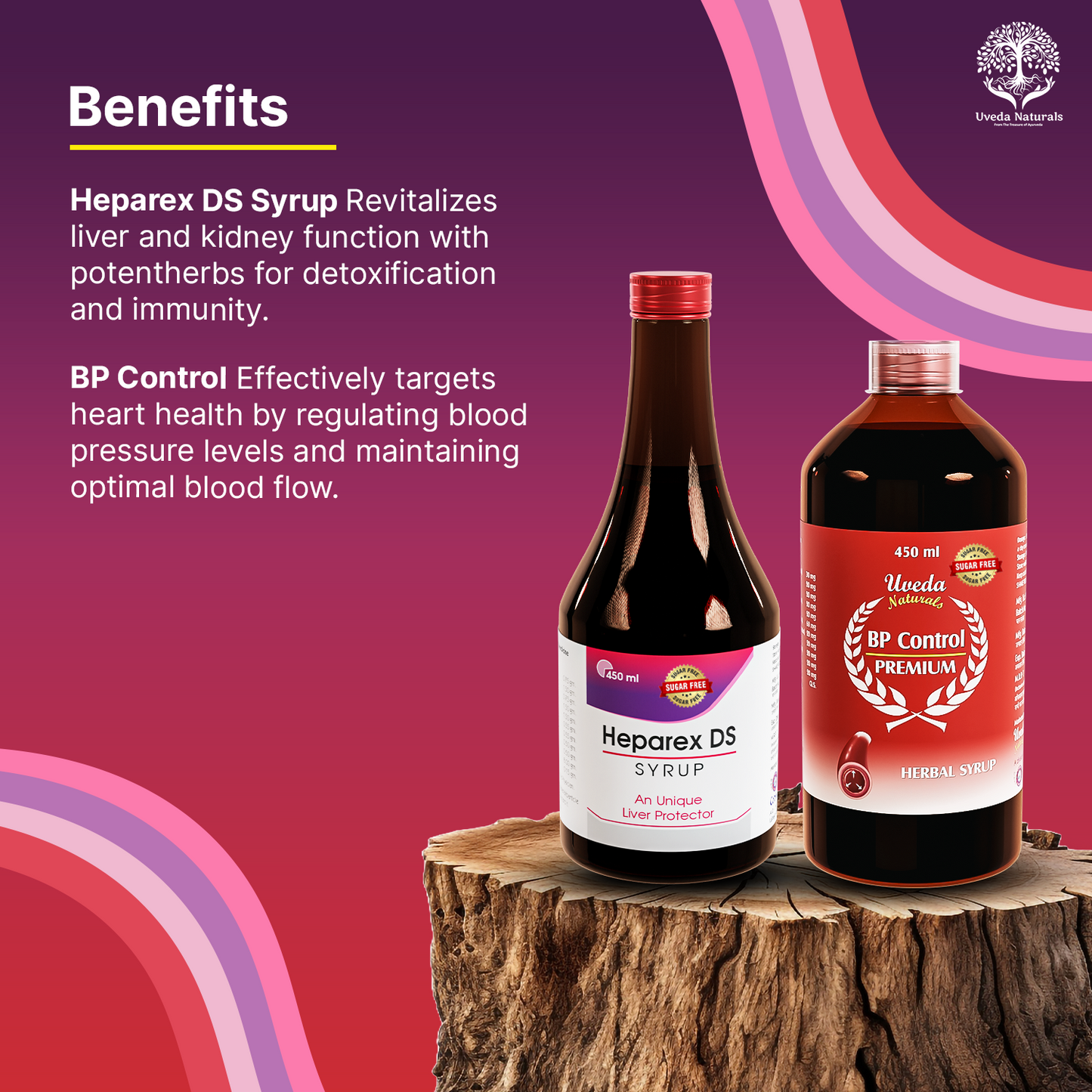 Heparex DS and BP Control Premium Sugar Free Combo