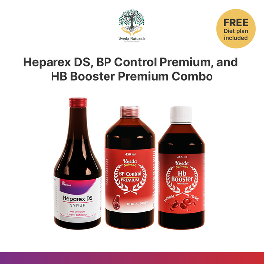 Heparex DS, BP Control Premium, and HB Booster Premium Combo