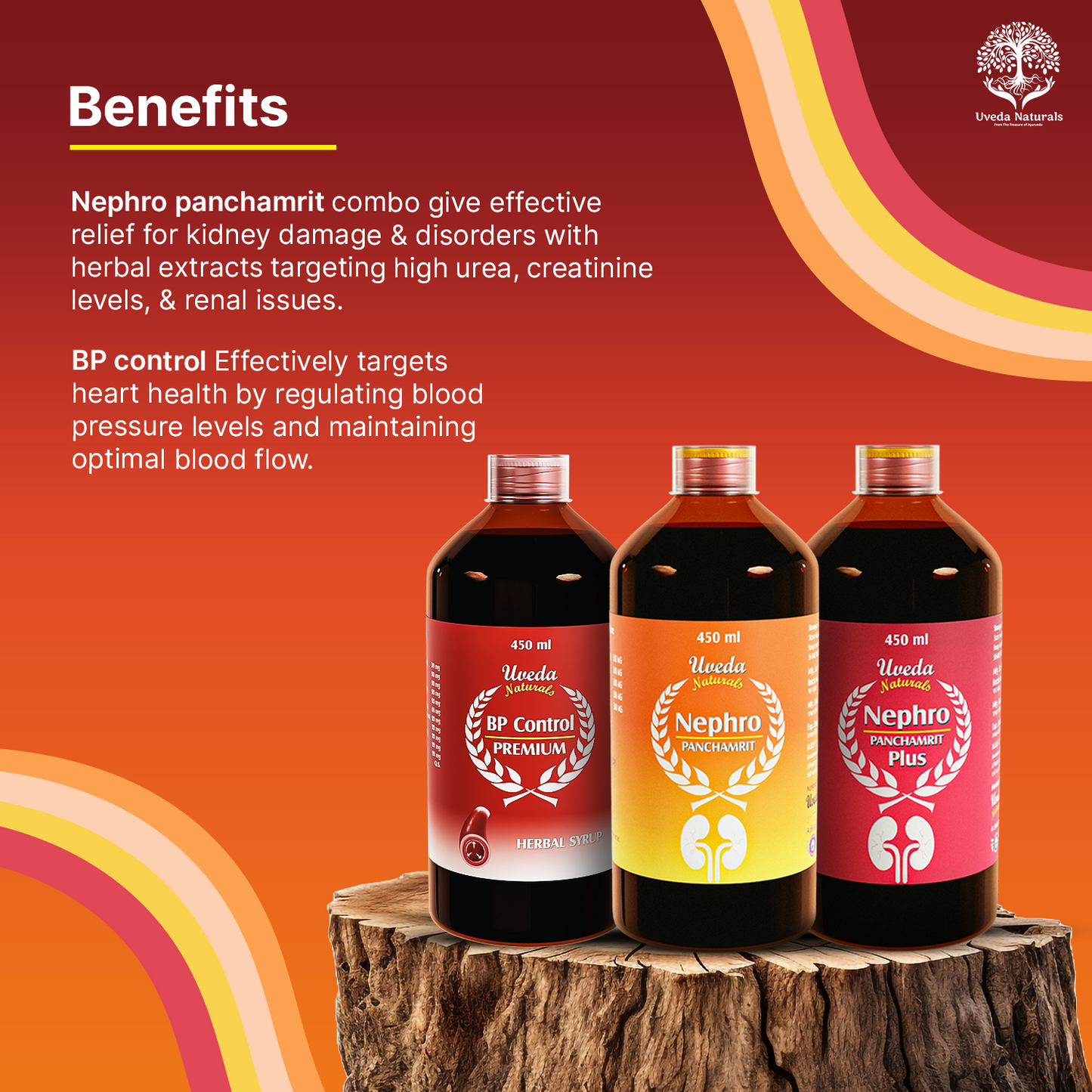 BP Control Premium, Nephro Panchamrit, and Nephro Panchamrit Plus Combo